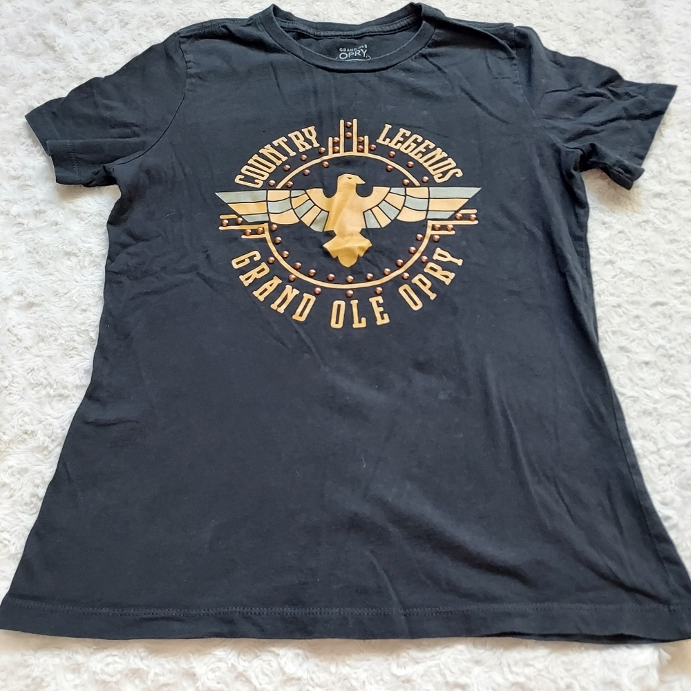 Grand Ole Opry Black Cotton Country Legends T-shirt Small
